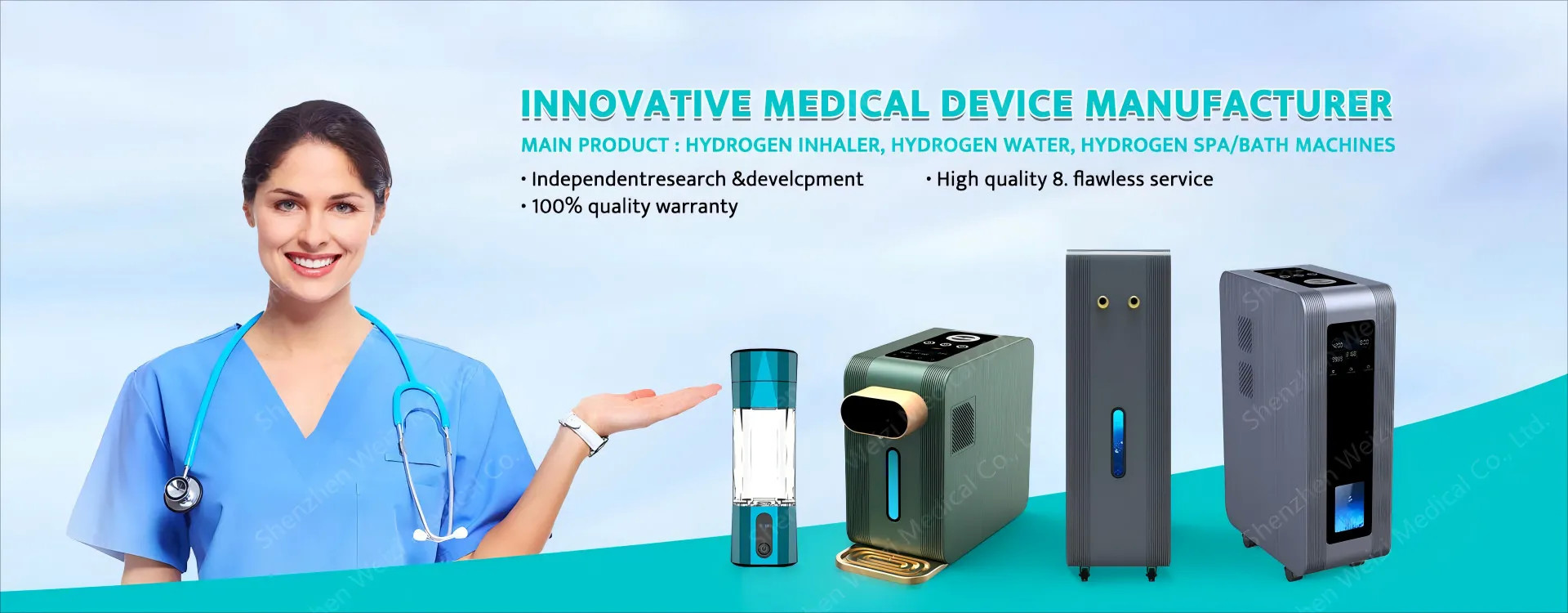 calidad máquina de la inhalación del hidrógeno fábrica