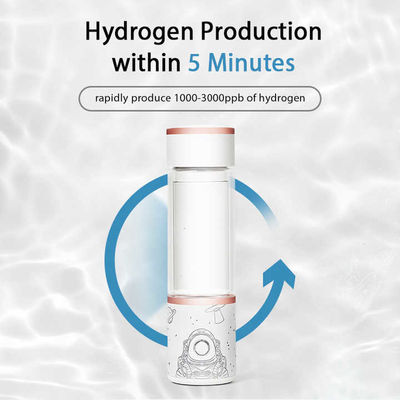 Good price Generador de agua de hidrógeno con botella portátil de vidrio recargable 1.3ppm-2ppm en línea