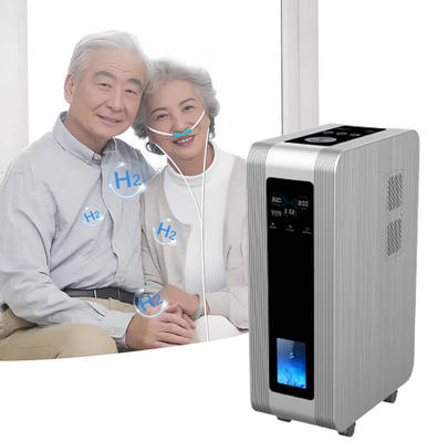 Good price 3600 ML/MIN Hydrogen Inhalation Machine with 8 Hours Time Setting and 6063 Aviation Aluminum Alloy Housing en línea